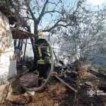 На Кіровоградщині горіли дві літні кухні, автомобіль та господарчі споруди